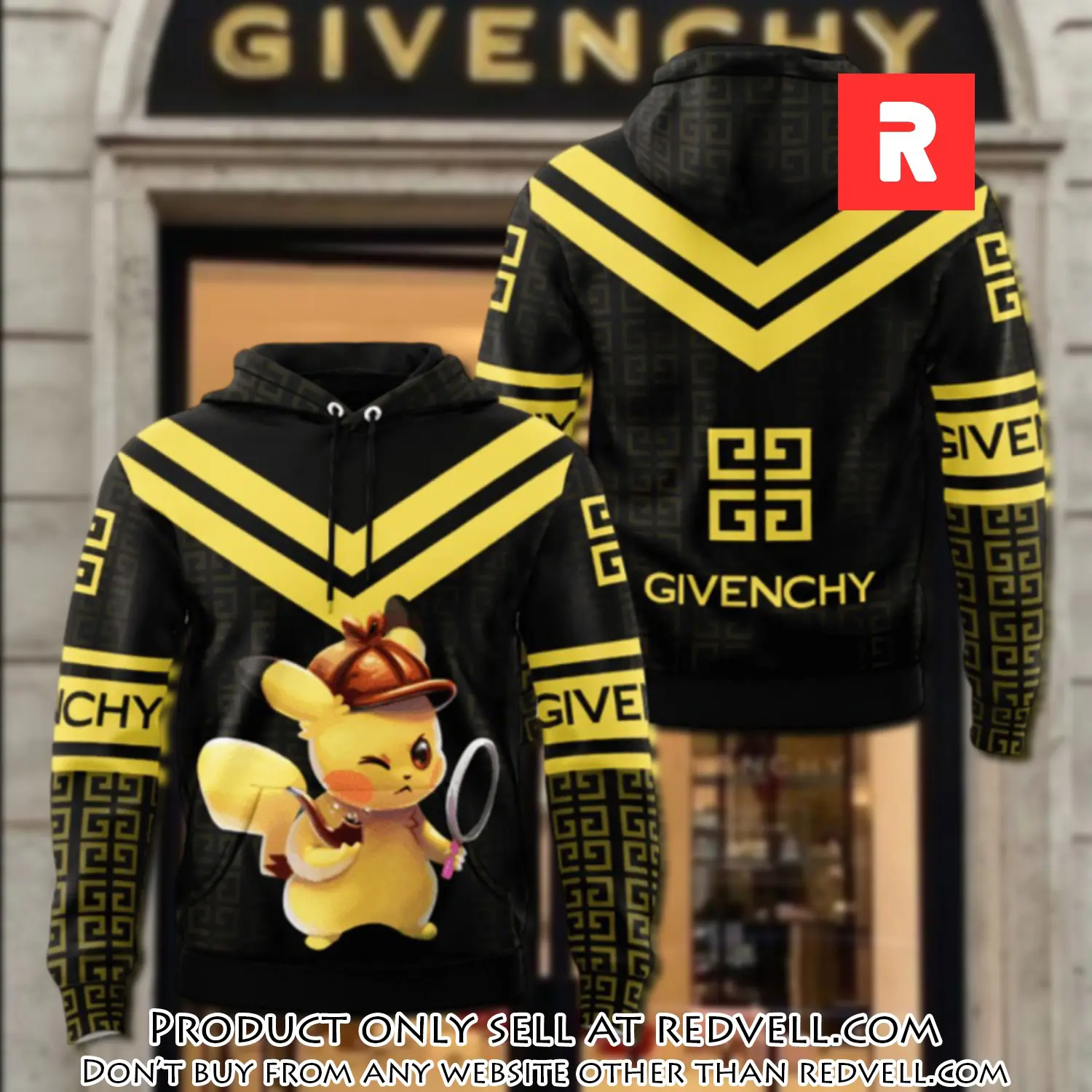 Givenchy pokemon unisex hoodie luxury brand gifts  jh2070 rv4423180